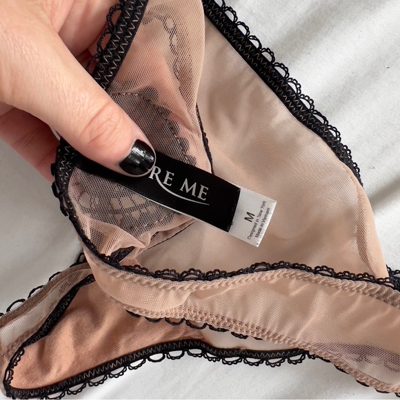 Alyshia Unlined Heart Bra & Thong Set ♡ Adore Me ♡ 32D - Picture 12 of 14